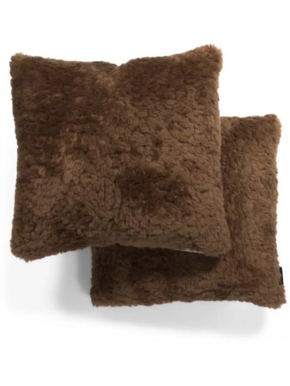 BROOKS BROTHERS Faux Fur Decorative Pillow Set